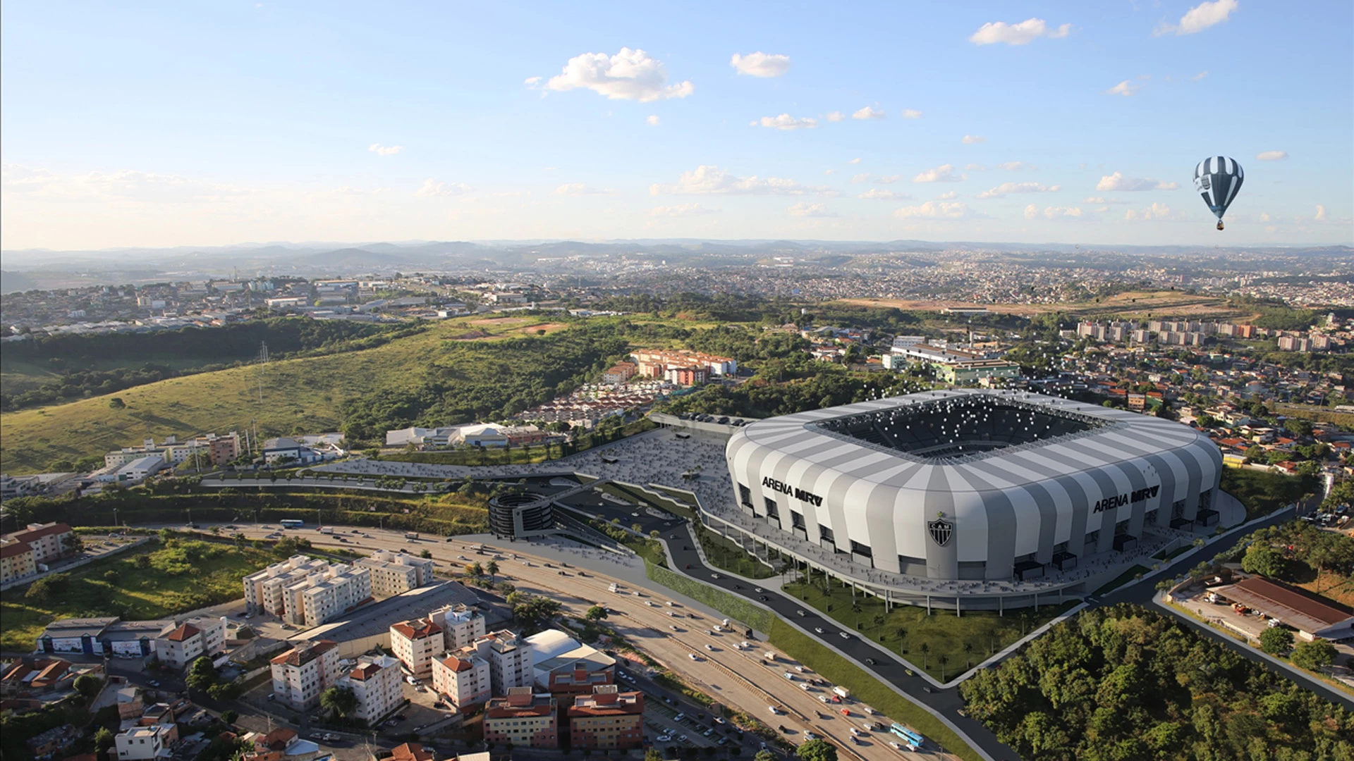 Atlético-MG apresenta a Arena MRV a empresários importantes